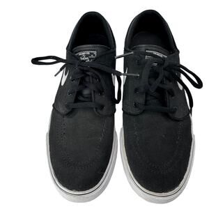 Nike SB Stefan Janoski Shoes 6.5Y Black White Skate Sneakers Womens 8 525104-021